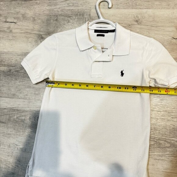 Polo Ralph Lauren Classic Polo Shirt Kids Size 8 100% Cotton -  black pony - Picture 7 of 12